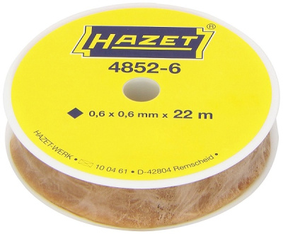 HAZET Струна для срезки стекол квадратного  сечения, длина 22м 4852-6