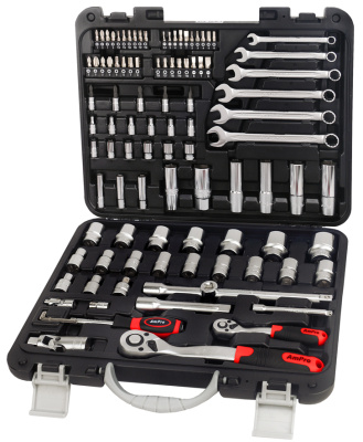 T46184 Набор инструмента 1/4" и 1/2" метрика, 101 предмет