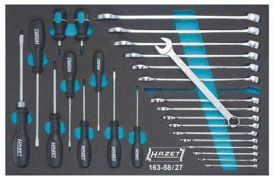 Набор комбинированный Hazet 163-58/27