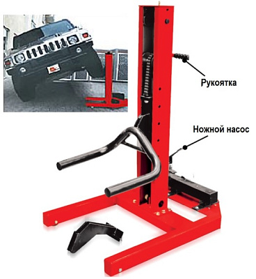 Мини подъемник для автомобилей, г.п. 1,36 кг, Torin TRA6000B